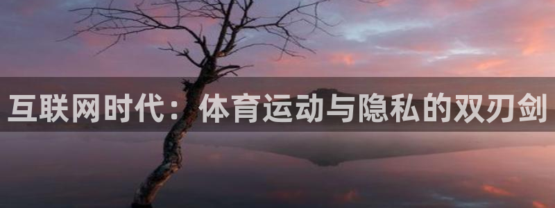 意昂4平台：互联网时代：体育运动与隐私的双刃剑